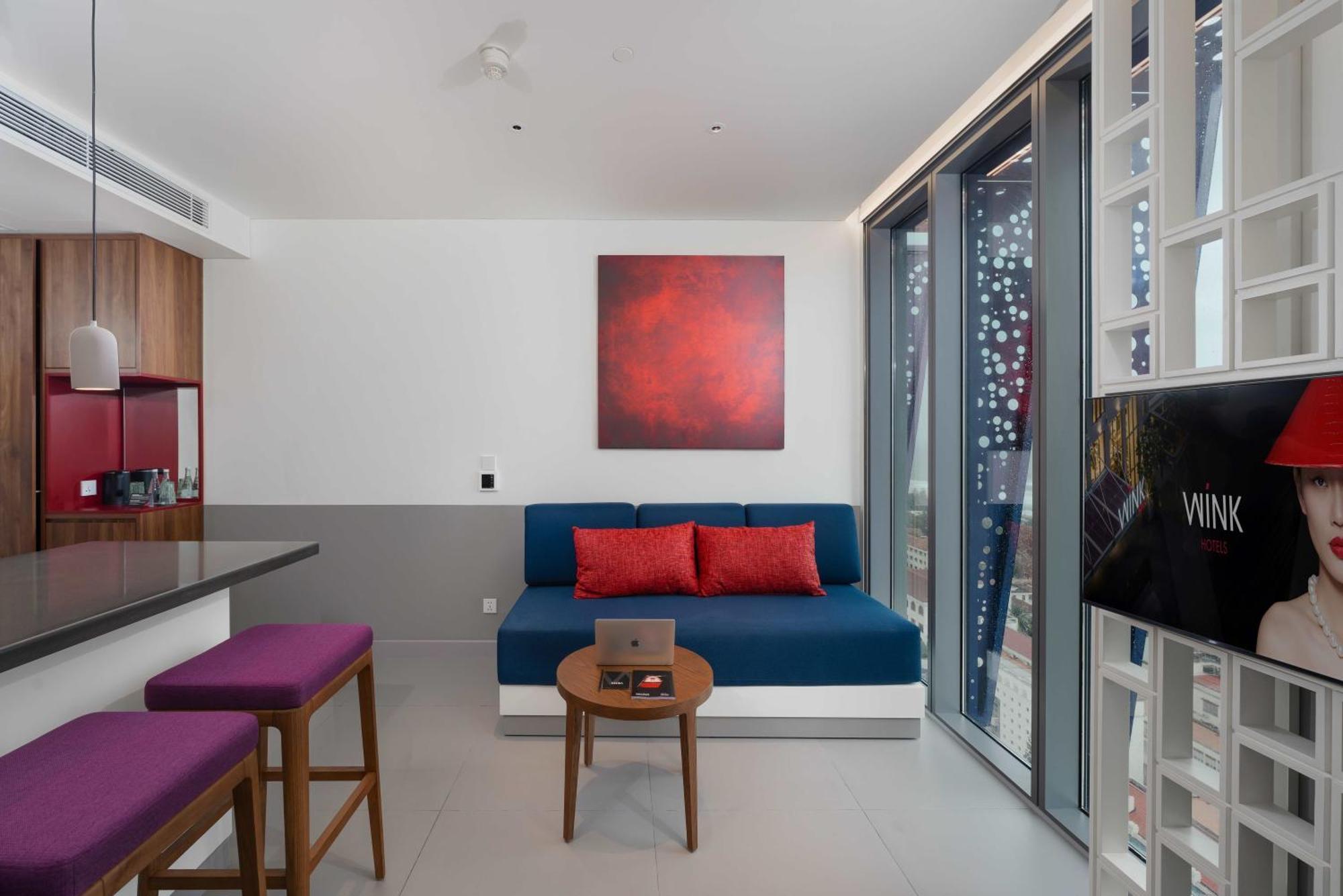 Wink Icon Hotel Danang Riverside - Luxury Suites - 24Hrs Stay & Rooftop Pool Bar מראה חיצוני תמונה